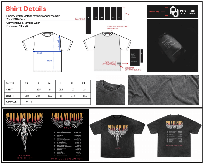 Physique Development CHAMPION Band Tee